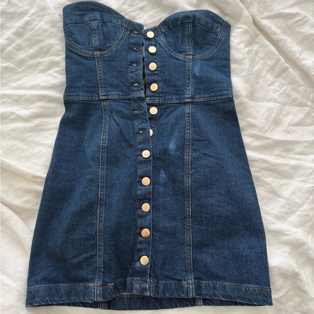 Reformation denim dress